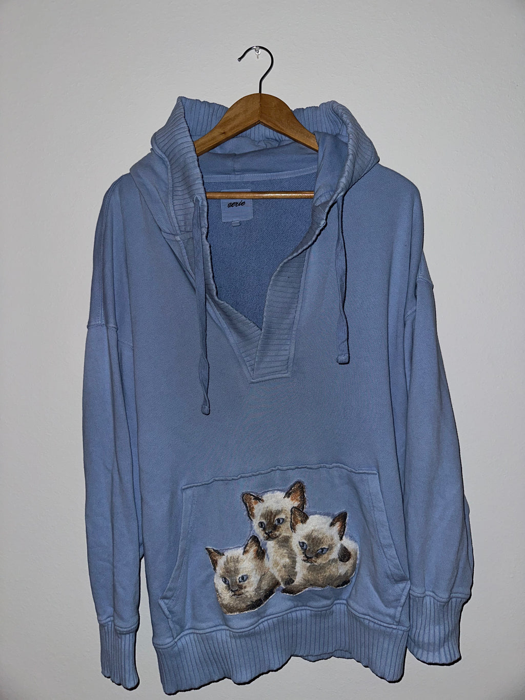 baby blue siamese pocket