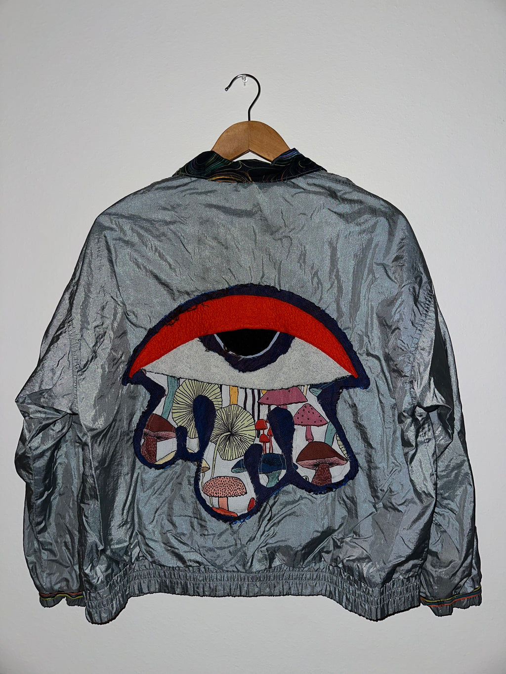 groovy funk drippy windbreaker