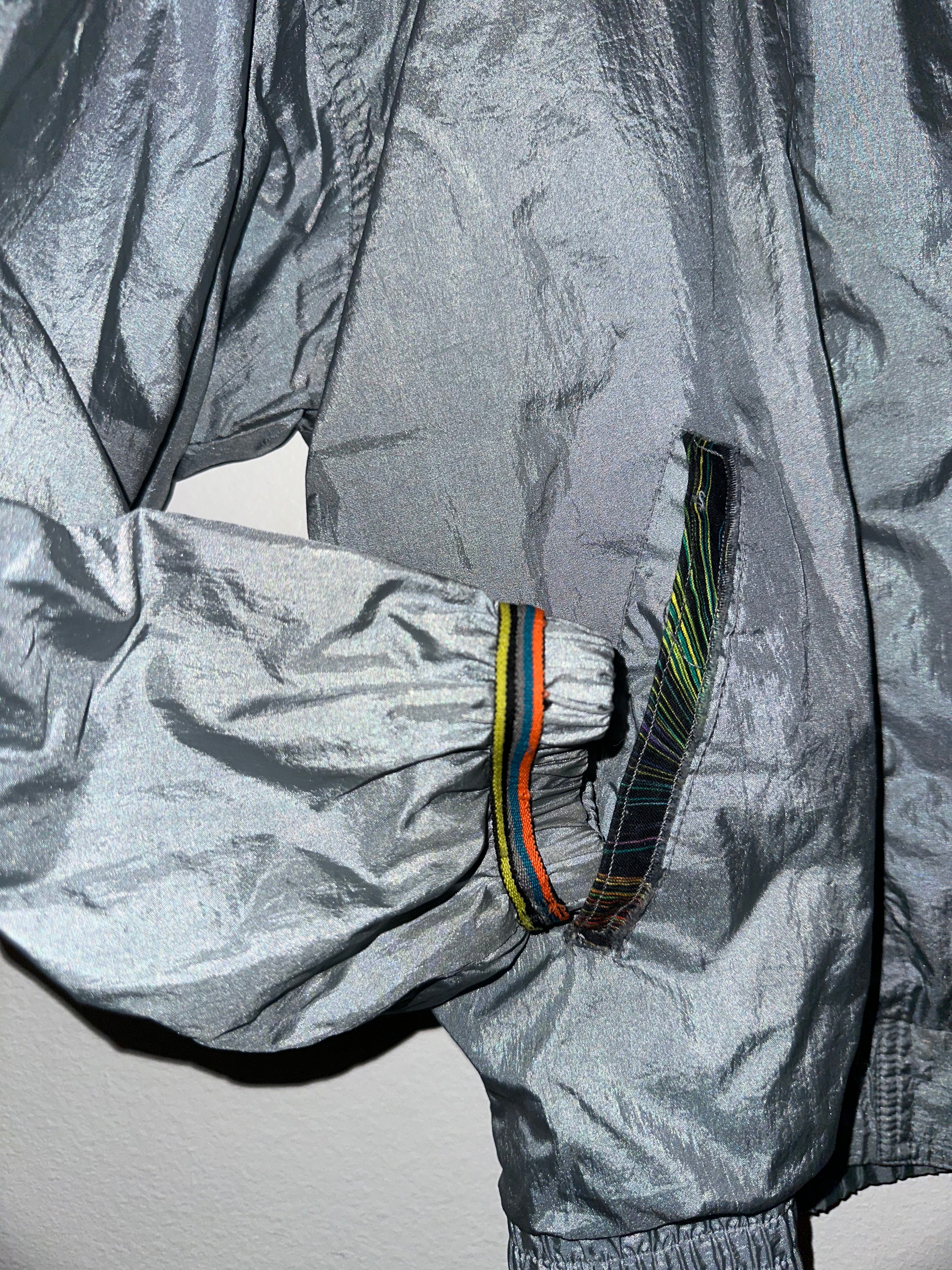 groovy funk drippy windbreaker