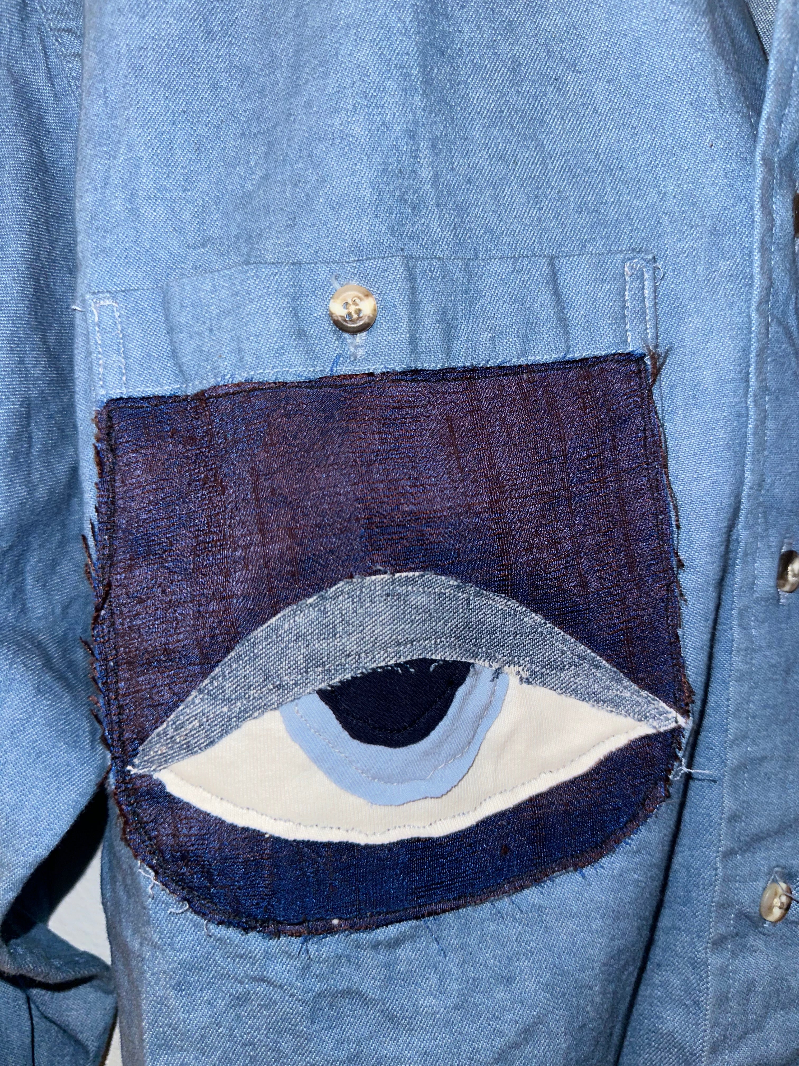 bluuuuu jean sh(eye)rt